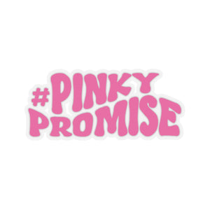 Pinky Promise Kiss-Cut Stickers