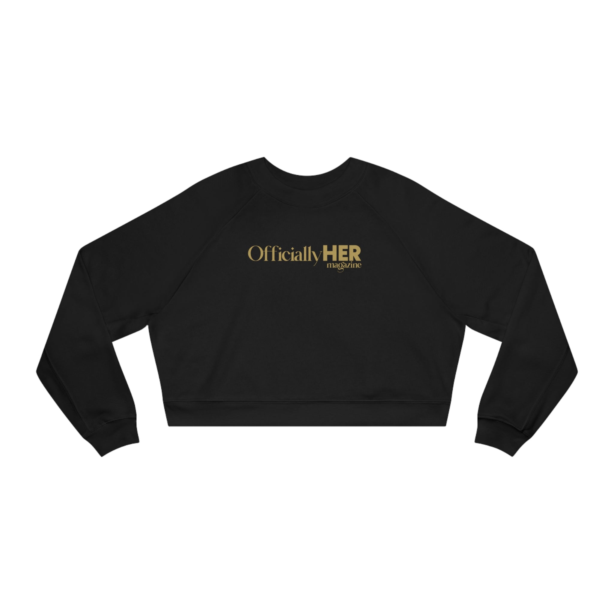 Officially HER Women's Cropped Fleece Pullover