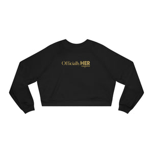 Officially HER Women's Cropped Fleece Pullover