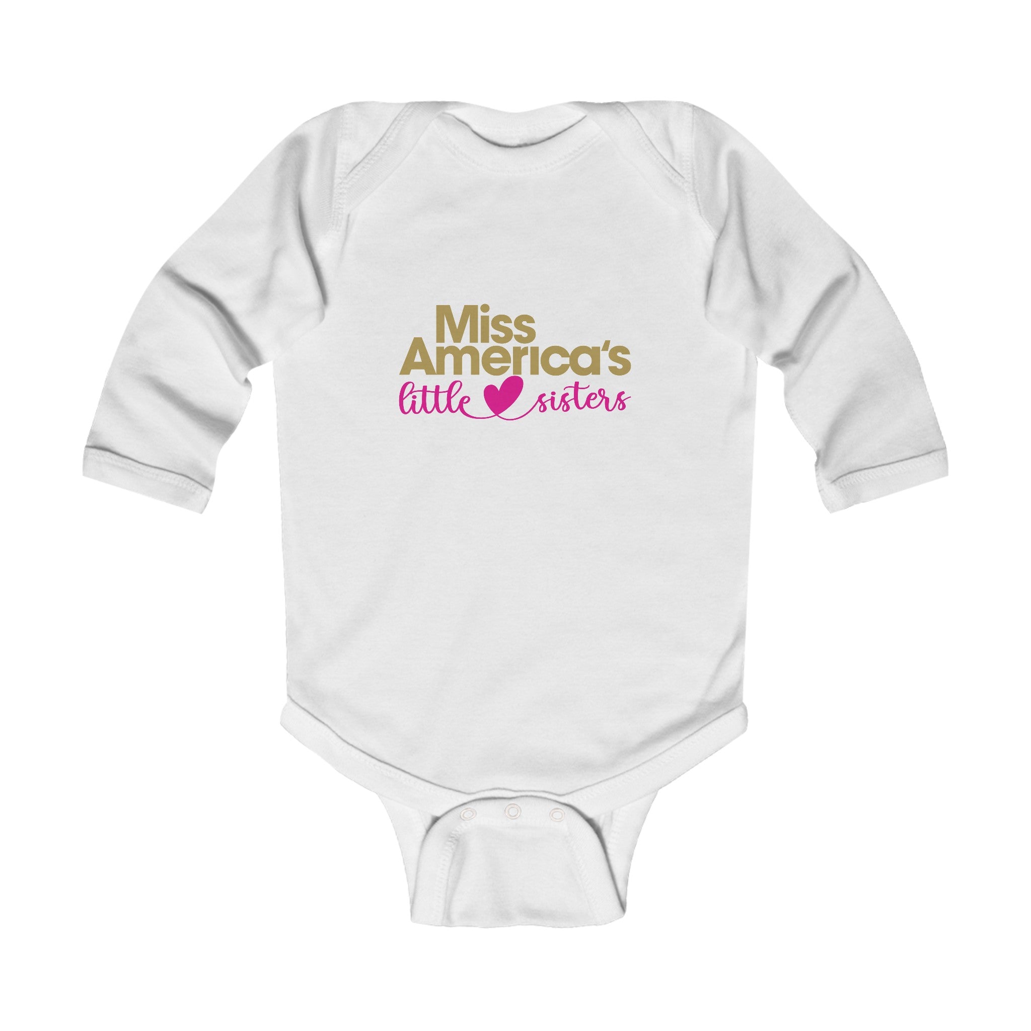 Miss America's Little Sisters Infant Long Sleeve Bodysuit