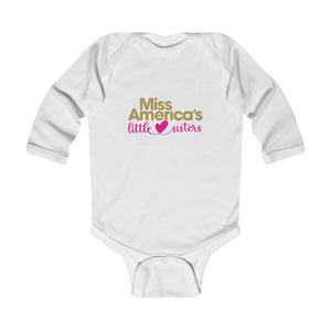 Miss America's Little Sisters Infant Long Sleeve Bodysuit