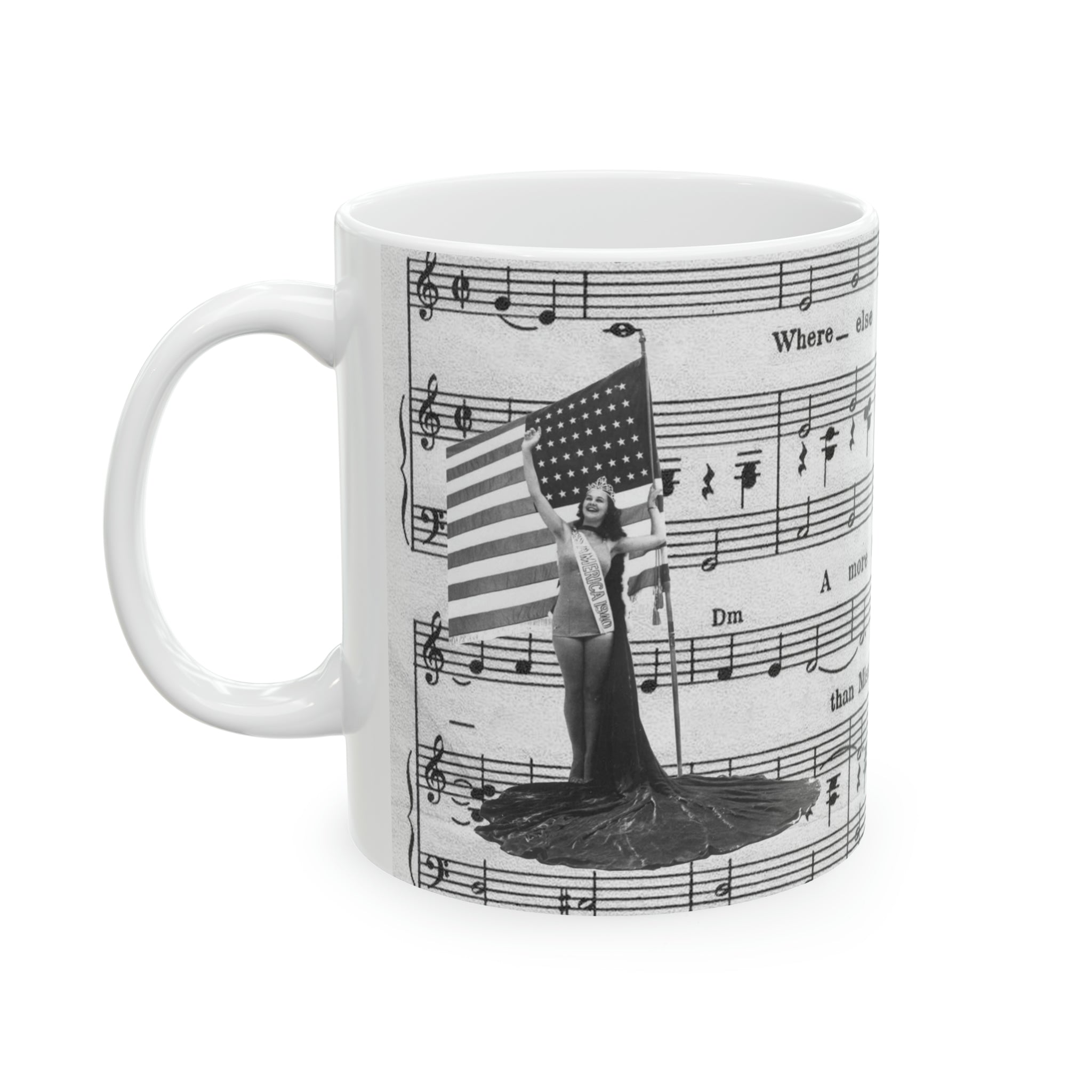 Vintage Miss America 1940 Mug 11oz