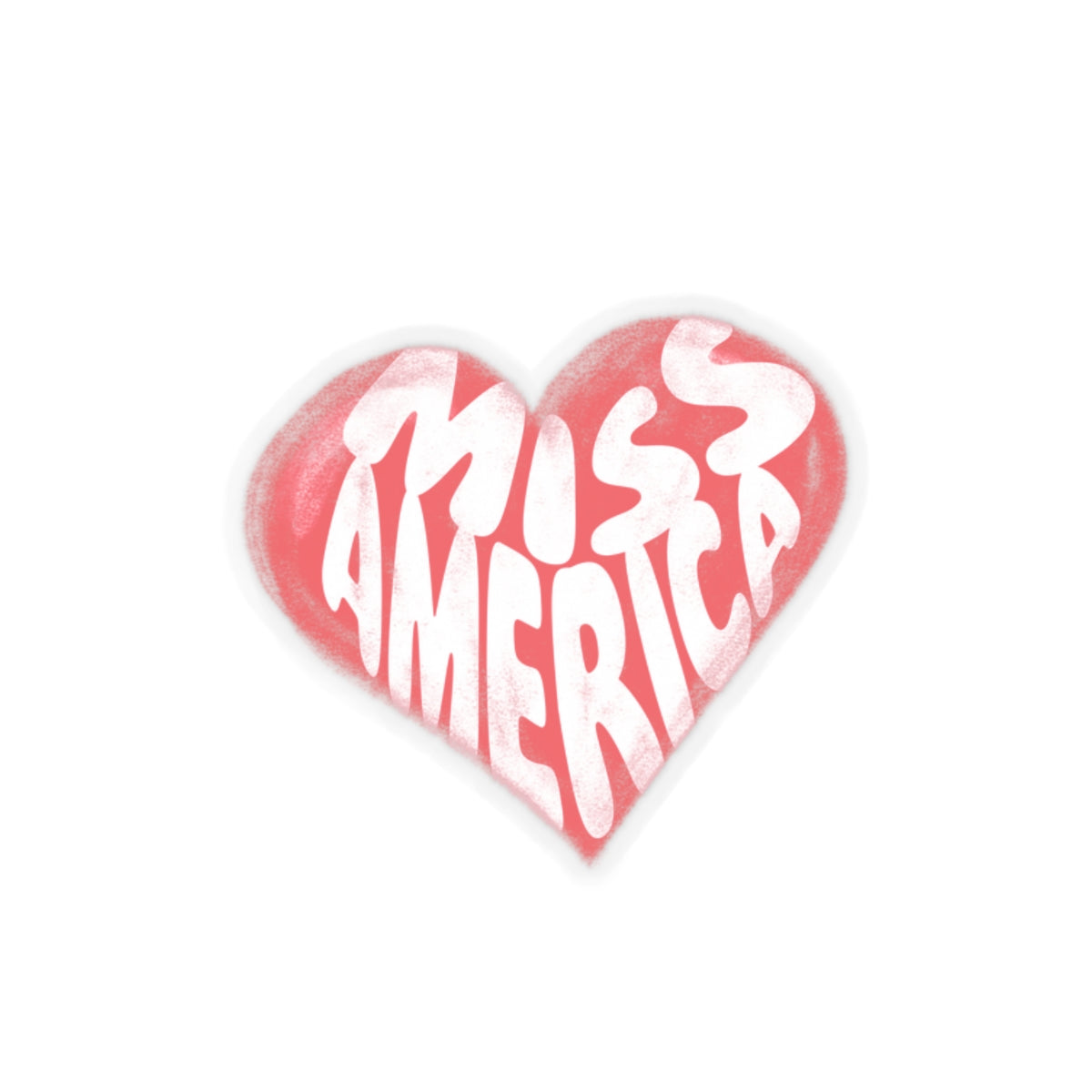 Graffiti Heart Kiss-Cut Stickers