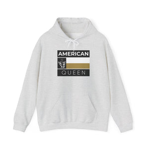 American Queen Black/Gold Hooded Sweatshirt